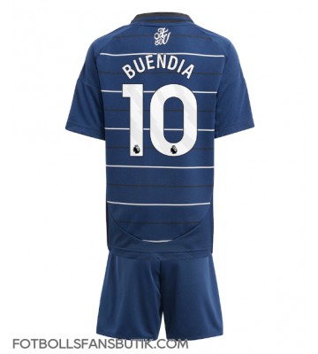 Aston Villa Emiliano Buendia #10 Replika Tredje Tröja Barn 2024-25 Kortärmad (+ Korta byxor)
